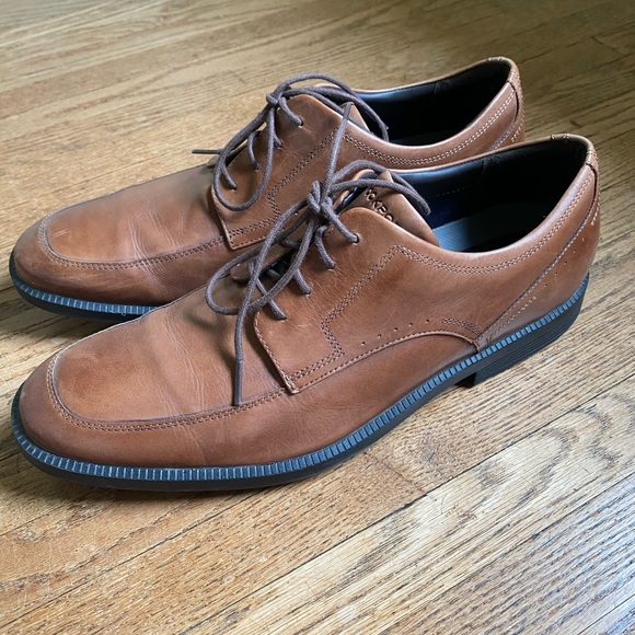 Brown Rockport Dressports Oxford Shoes Size 13 - Picture 8 of 8